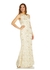 Floral embroidery halter gown - Adrianna Papell
