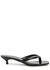 40 black leather sandals - Totême