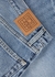 Blue cropped straight-leg jeans - Totême