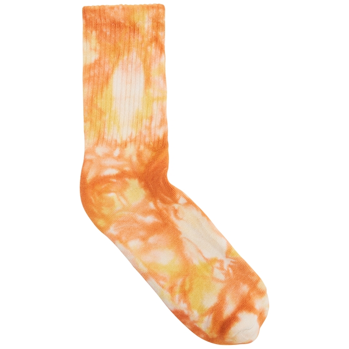Isabel Marant Silakia Tie-dyed Cotton-blend Socks