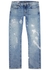 Diag Outline blue slim-leg jeans - Off-White