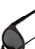 Black oval-frame sunglasses - Gucci