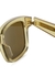 Transparent brown rectangle-frame sunglasses - Bottega Veneta