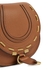 Marcie small brown studded leather saddle bag - Chloé
