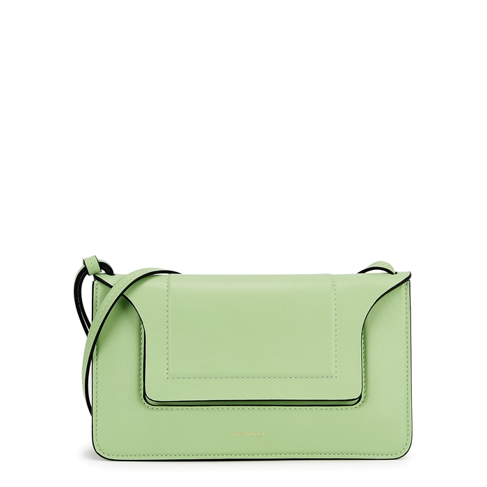 Wandler Penelope Mini Green Leather Shoulder Bag