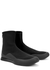 Black scuba jersey ankle boots - THE ROW