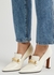 Lady Loafer 90 cream leather pumps - THE ROW