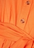 Emma orange cotton mini dress - RHODE