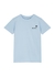 KIDS Blue printed cotton T-shirt - Boardies