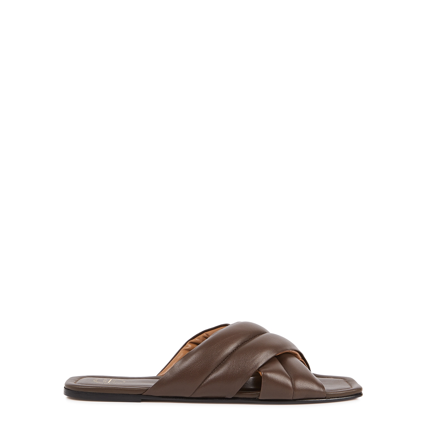 Atp Atelier Cotti Brown Quilted Leather Sandals - Chocolate - 3
