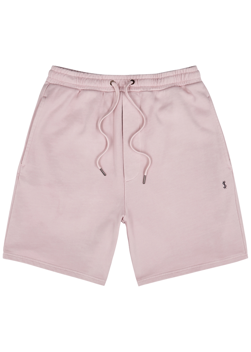 4X4 Trak pink embroidered cotton shorts