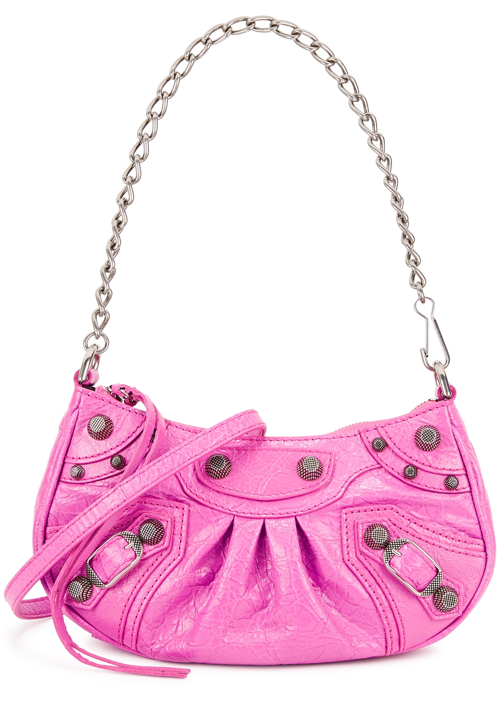 Balenciaga Le Cagole mini pink leather cross-body bag - Harvey Nichols