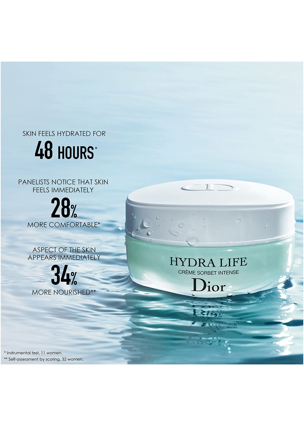 Dior Hydra Life  Fresh Hydration Sorbet Cream 50ml Facial Skincare