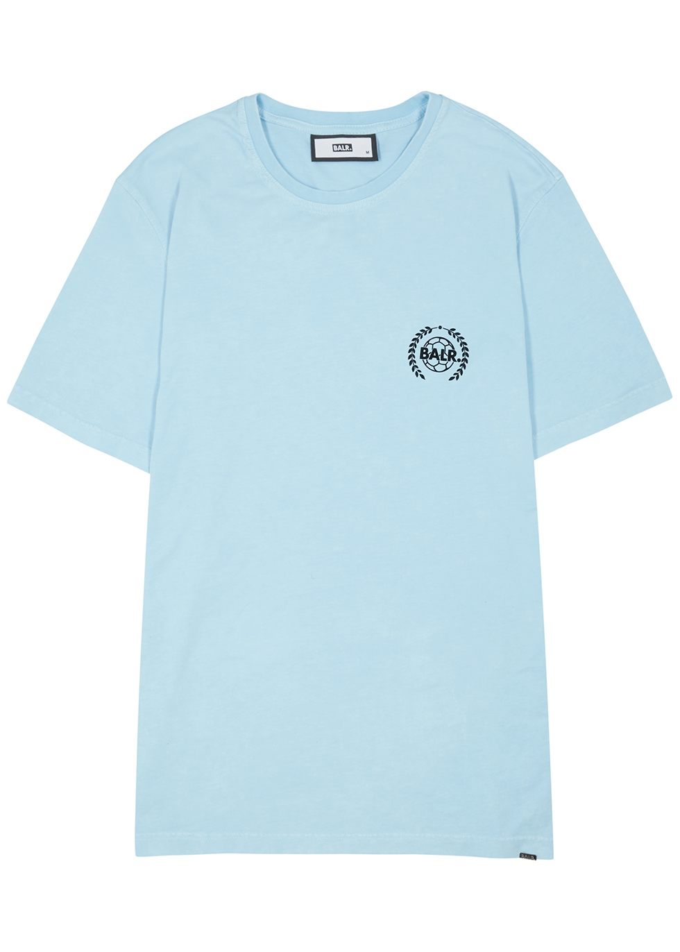 Olaf blue washed cotton T-shirt