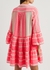 Ella neon pink embroidered cotton mini dress - Devotion
