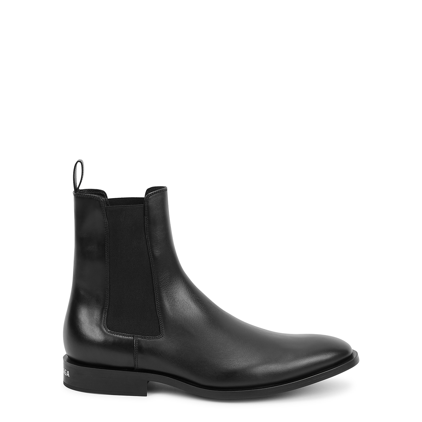 Balenciaga Wallstreet Black Leather Chelsea Boots - 9