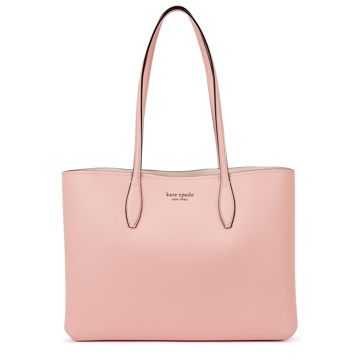 Kate Spade New York All Day Light Pink Leather Tote