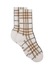 Check technical stretch cotton jacquard socks - Burberry