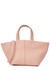 Mini Tulipano light pink leather top handle bag - Mansur Gavriel
