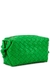 Intrecciato mini green leather camera bag - Bottega Veneta