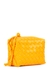 Intrecciato mini orange leather camera bag - Bottega Veneta