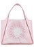 Stella Logo pink tie-dyed faux leather tote - Stella McCartney