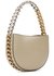 Frayme small taupe faux leather shoulder bag - Stella McCartney
