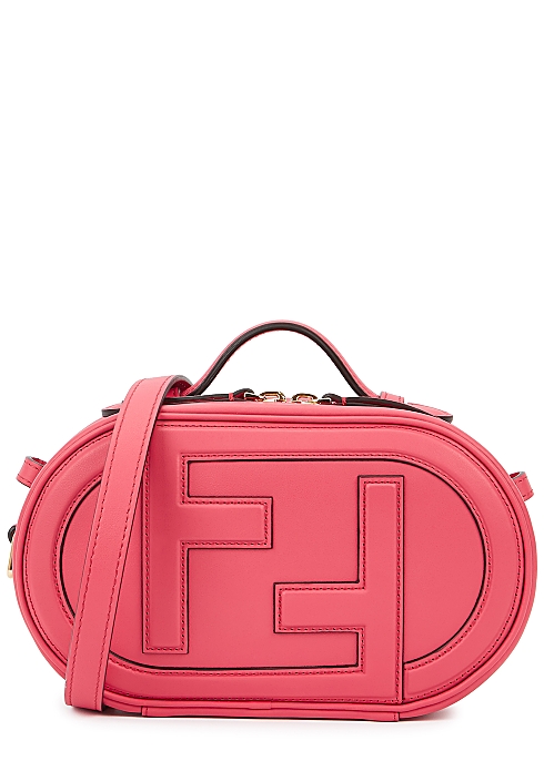 Fendi O'Lock mini pink leather cross-body bag - Harvey Nichols