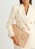 Large light pink logo leather pouch - Fendi