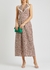 Sabrina floral-print cotton-blend midi dress - RIXO