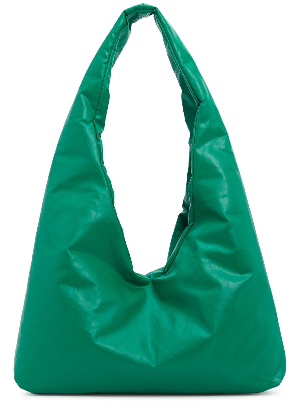 Kassl Editions Anchor Oil medium green padded coated shoulder bag ...