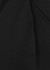 Persephone black stretch-knit midi dress - Galvan