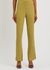 Rhea ribbed stretch-knit trousers - Galvan