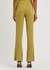 Rhea ribbed stretch-knit trousers - Galvan