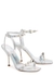 115 silver spiked leather sandals - Alexander McQueen