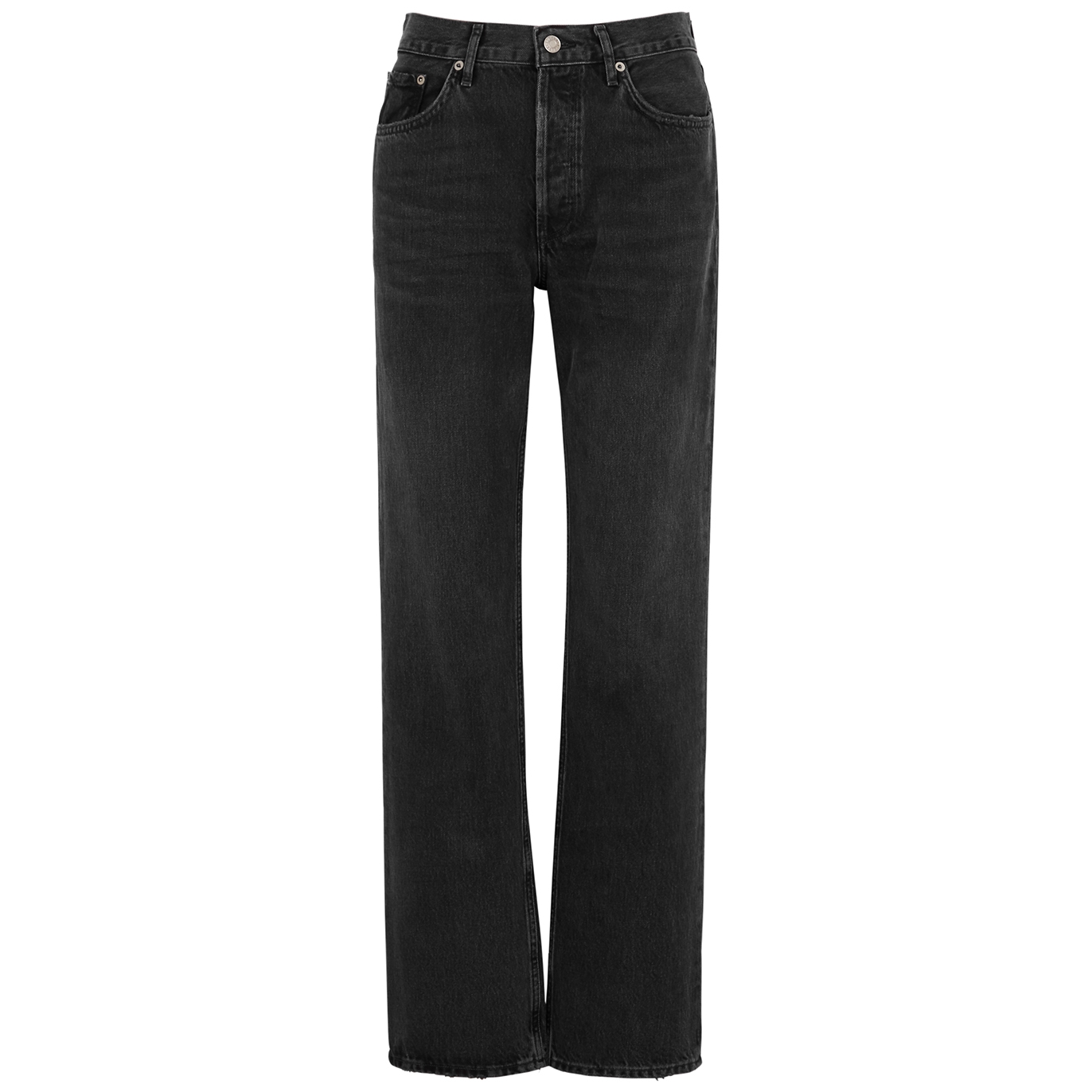 Agolde Lana Black Straight-leg Jeans - W26