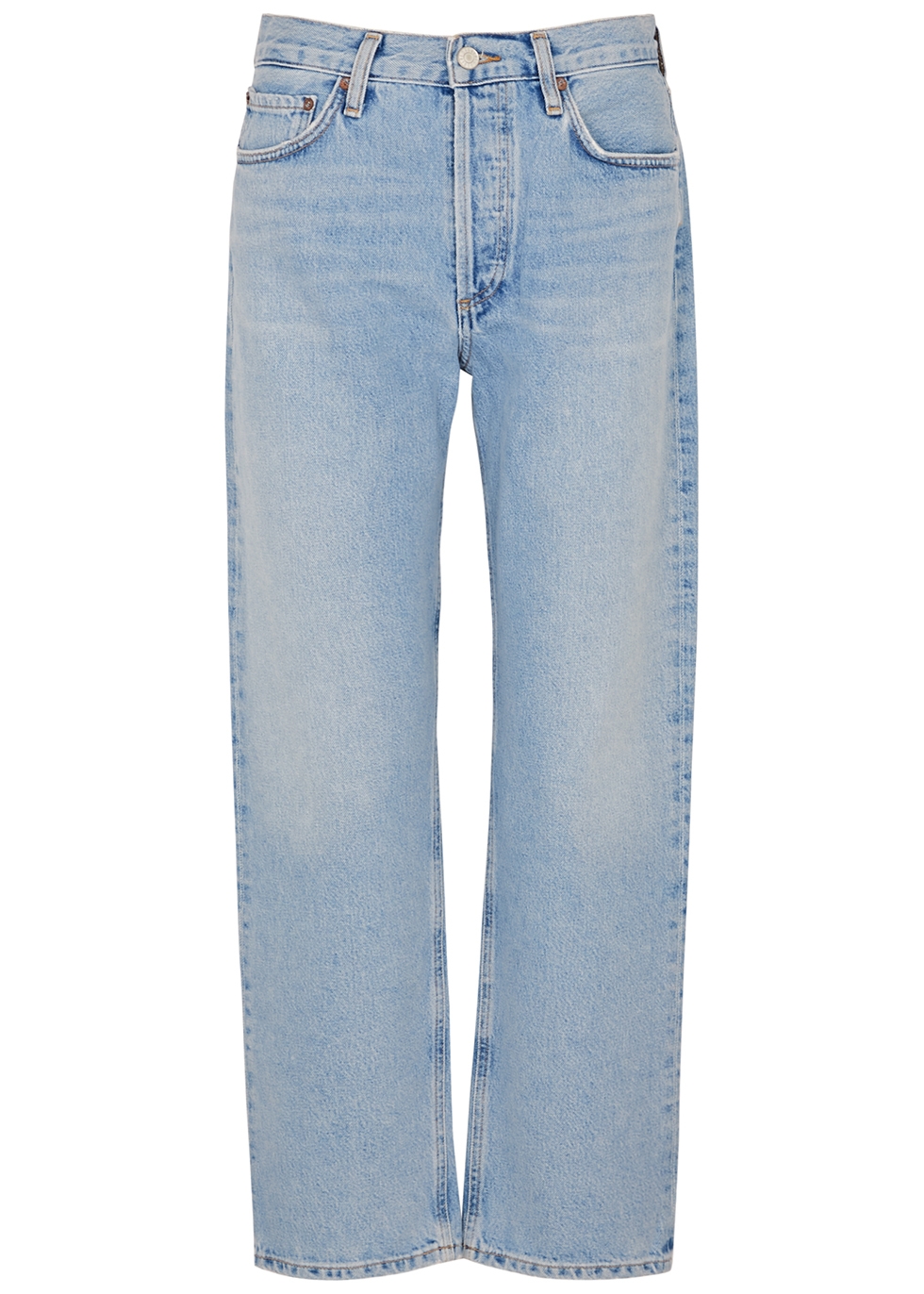 Wyman light blue straight-leg jeans