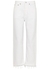 90's white cropped straight-leg jeans - AGOLDE