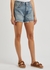 Parker blue distressed denim shorts - AGOLDE