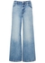 Le Baggy Palazzo blue wide-leg jeans - Frame