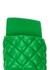 Padded green leather sliders - Bottega Veneta