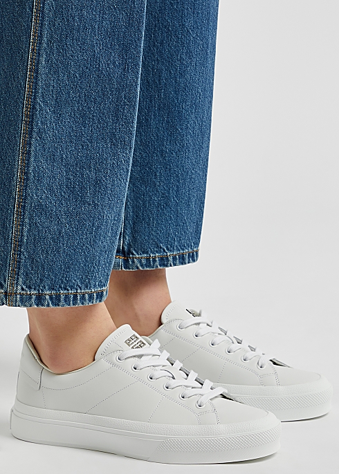 Givenchy City white leather sneakers - Harvey Nichols
