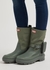 X Killing Eve Hunting olive leather ankle boots - Hunter