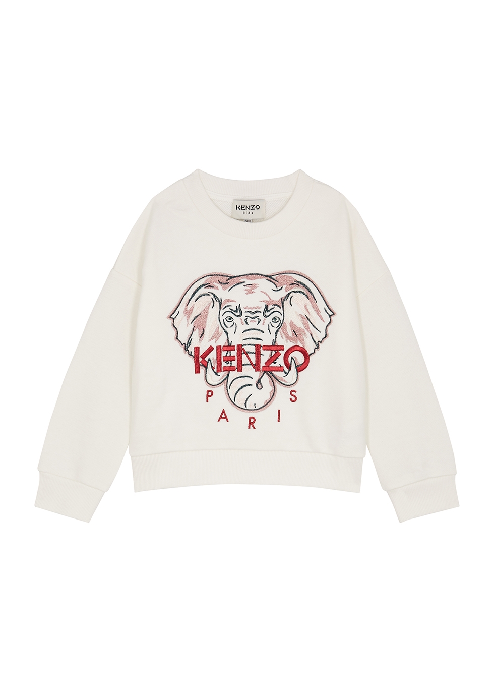 KIDS White logo stretch-cotton sweatshirt (2-5 years)