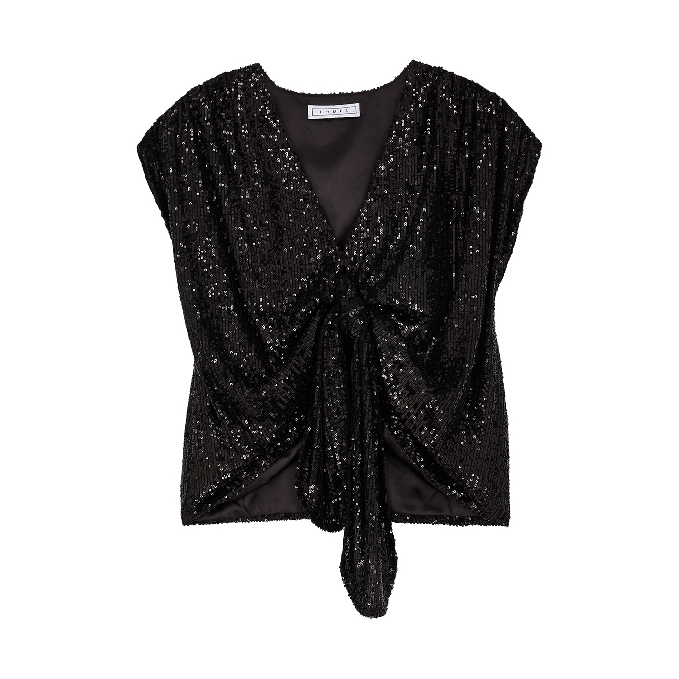 IN The Mood For Love Larissa Black Sequin Top