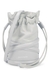 The Soft Curve small grey leather bucket bag - Alexander McQueen