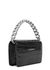 Four Ring mini black crocodile-effect leather clutch - Alexander McQueen