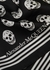 Biker skull-print silk scarf - Alexander McQueen