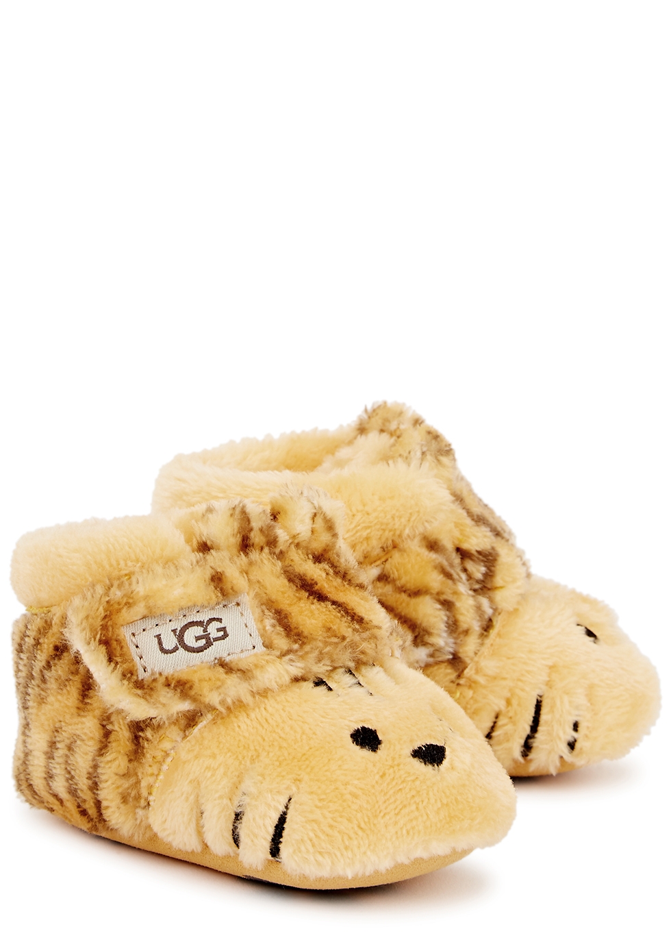 KIDS Bixbee Tiger Stuffie fleece boots