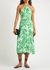 Taormina green floral-print midi dress - Faithfull The Brand